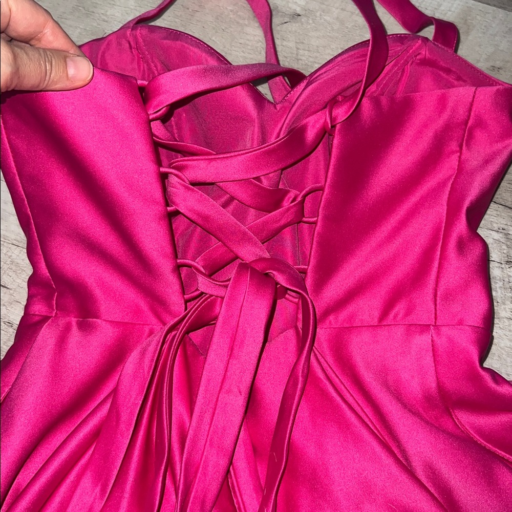 Blondie Nites Pink Mini Dress - Picture 4 of 7